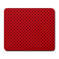 Polka Dots Large Mousepads by Valentinaart