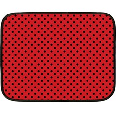 Polka Dots Double Sided Fleece Blanket (mini) 