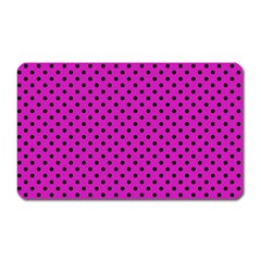 Polka Dots Magnet (rectangular) by Valentinaart