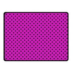 Polka Dots Double Sided Fleece Blanket (small) 