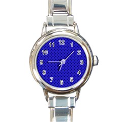 Polka Dots Round Italian Charm Watch