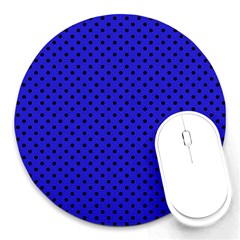 Polka Dots Round Mousepads by Valentinaart