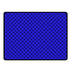 Polka Dots Double Sided Fleece Blanket (small) 