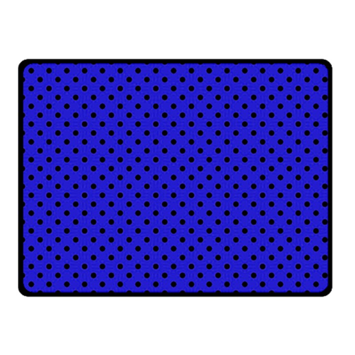 Polka dots Double Sided Fleece Blanket (Small) 