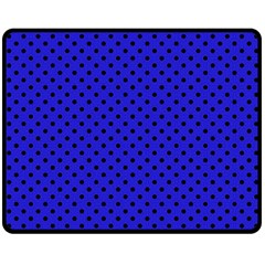 Polka Dots Double Sided Fleece Blanket (medium) 