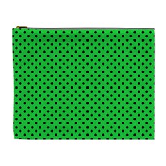 Polka Dots Cosmetic Bag (xl) by Valentinaart