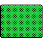 Polka dots Double Sided Fleece Blanket (Medium)  58.8 x47.4  Blanket Front