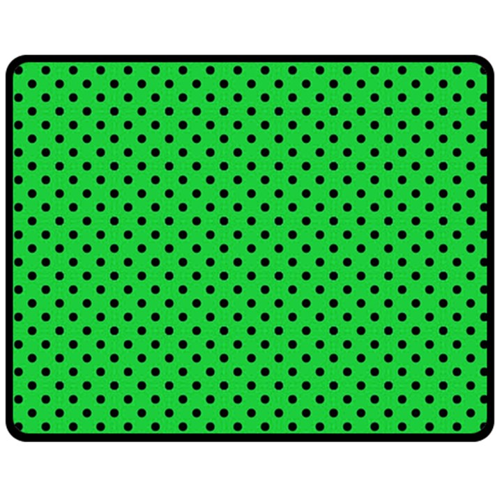 Polka dots Double Sided Fleece Blanket (Medium) 