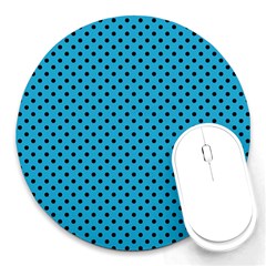 Polka dots Round Mousepads