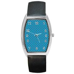 Polka dots Barrel Style Metal Watch