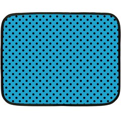 Polka Dots Fleece Blanket (mini) by Valentinaart