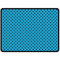 Polka dots Double Sided Fleece Blanket (Large) 