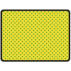 Polka Dots Fleece Blanket (large) 