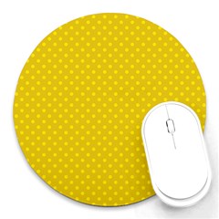 Polka Dots Round Mousepads by Valentinaart