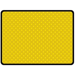 Polka Dots Double Sided Fleece Blanket (large)  by Valentinaart