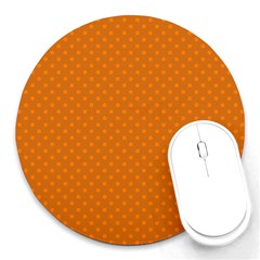 Polka Dots Round Mousepads by Valentinaart