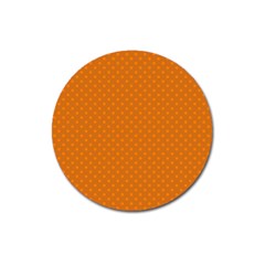 Polka Dots Magnet 3  (round) by Valentinaart