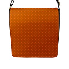 Polka Dots Flap Messenger Bag (l)  by Valentinaart