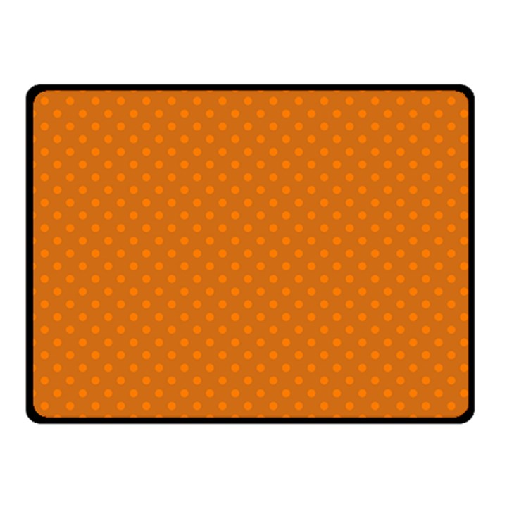 Polka dots Double Sided Fleece Blanket (Small) 