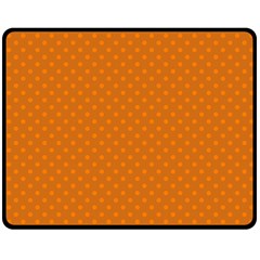 Polka Dots Double Sided Fleece Blanket (medium) 