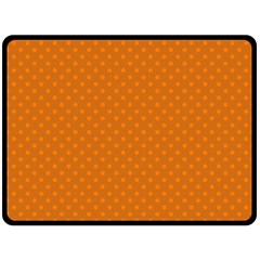 Polka Dots Double Sided Fleece Blanket (large) 