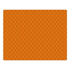 Polka Dots Double Sided Flano Blanket (large) 