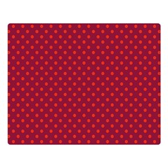 Polka Dots Double Sided Flano Blanket (large) 