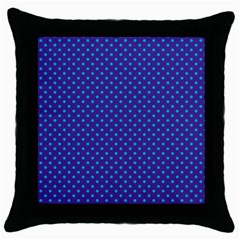 Polka dots Throw Pillow Case (Black)