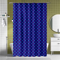 Polka dots Shower Curtain 48  x 72  (Small) 