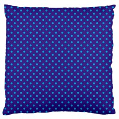 Polka dots Large Flano Cushion Case (One Side)