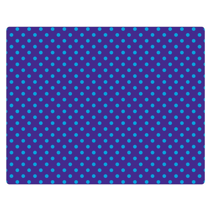 Polka dots Double Sided Flano Blanket (Medium) 