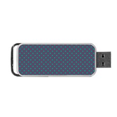 Polka Dots Portable Usb Flash (two Sides)