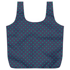 Polka Dots Full Print Recycle Bags (l) 