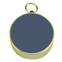 Polka Dots Gold Compasses by Valentinaart