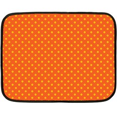 Polka Dots Fleece Blanket (mini) by Valentinaart