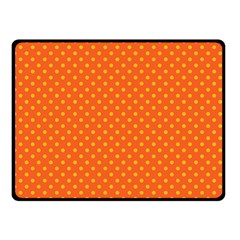 Polka Dots Double Sided Fleece Blanket (small) 