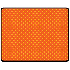 Polka Dots Double Sided Fleece Blanket (medium) 