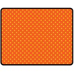 Polka dots Double Sided Fleece Blanket (Medium)  58.8 x47.4  Blanket Front