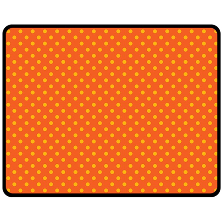 Polka dots Double Sided Fleece Blanket (Medium) 