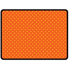 Polka Dots Double Sided Fleece Blanket (large) 