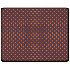 Polka Dots Fleece Blanket (medium) 