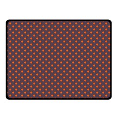 Polka Dots Double Sided Fleece Blanket (small) 