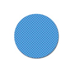 Polka Dots Magnet 3  (round) by Valentinaart