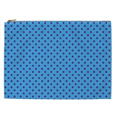 Polka Dots Cosmetic Bag (xxl)  by Valentinaart