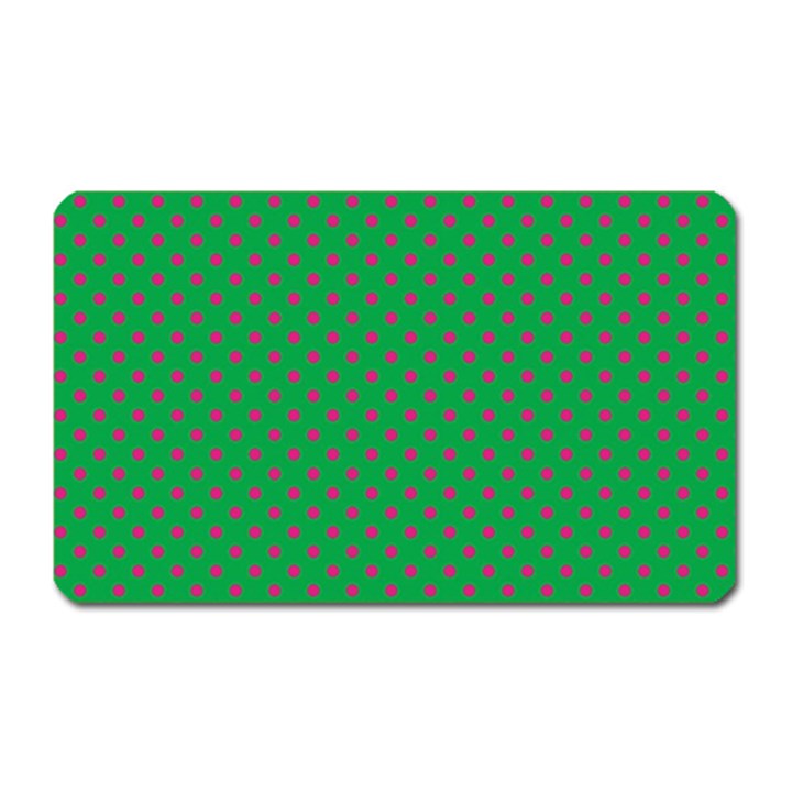 Polka dots Magnet (Rectangular)