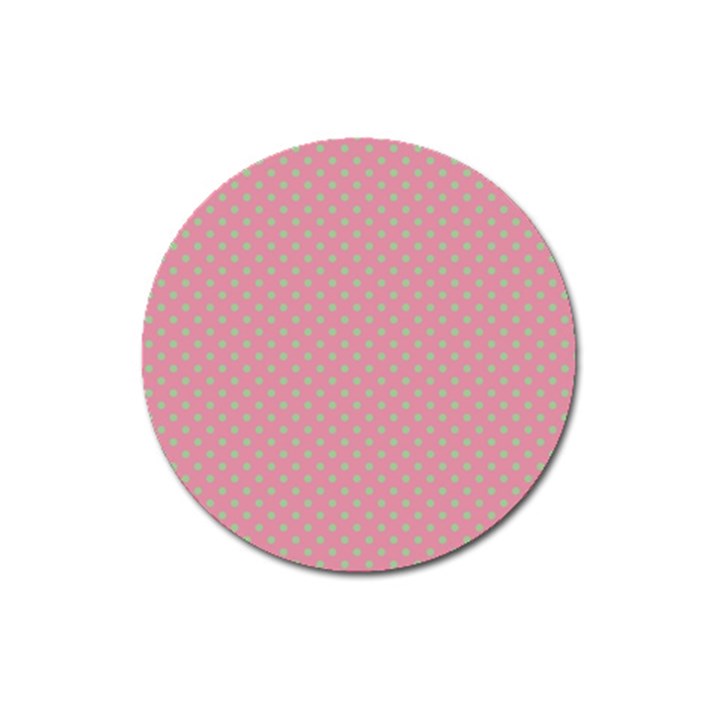 Polka dots Magnet 3  (Round)