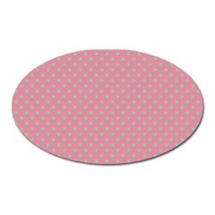 Polka Dots Oval Magnet by Valentinaart