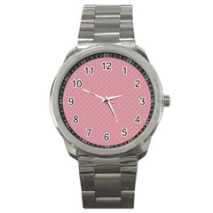 Polka dots Sport Metal Watch