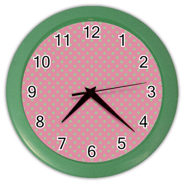 Polka dots Color Wall Clocks