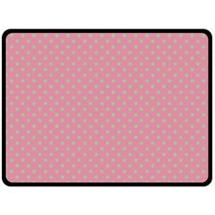 Polka Dots Fleece Blanket (large) 